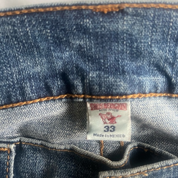 True Religion Skinny Flap Red Orange Men’s Skinny Denim Jeans 👖 - Picture 5 of 8